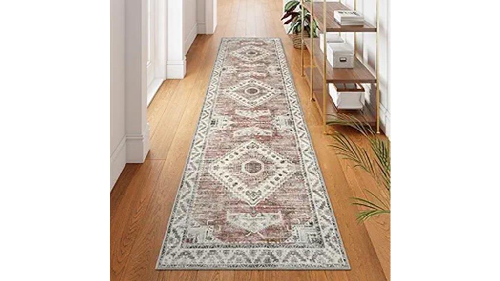 washable kitchen hallway rug
