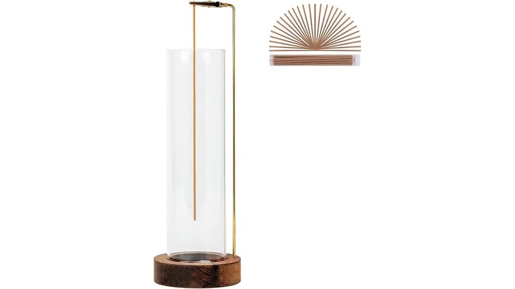 wooden brown incense holder