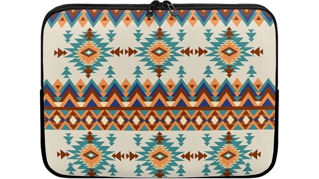aztec boho laptop sleeve