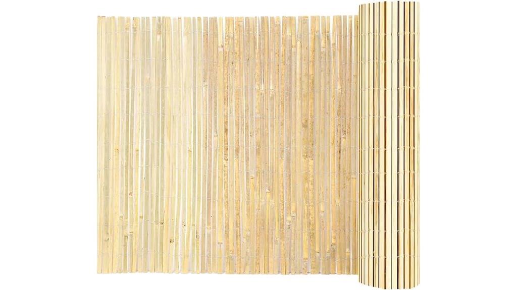 bamboo privacy wind screen