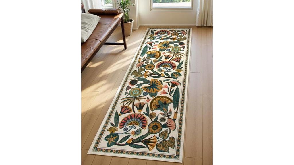 beige 2x8 bathroom rug