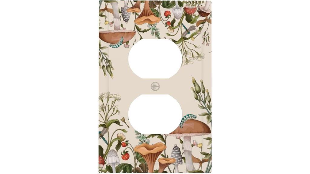 beige vintage mushroom decor