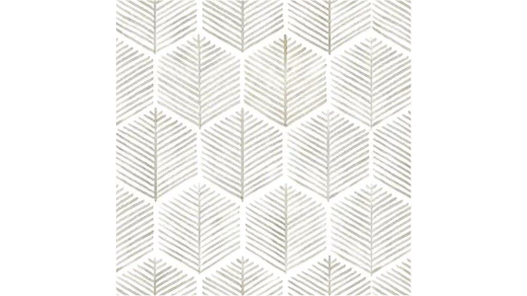 beige white geometric wallpaper