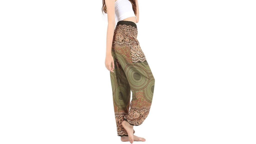 bohemian beach yoga pants