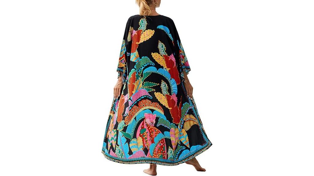 bohemian maxi beach coverup