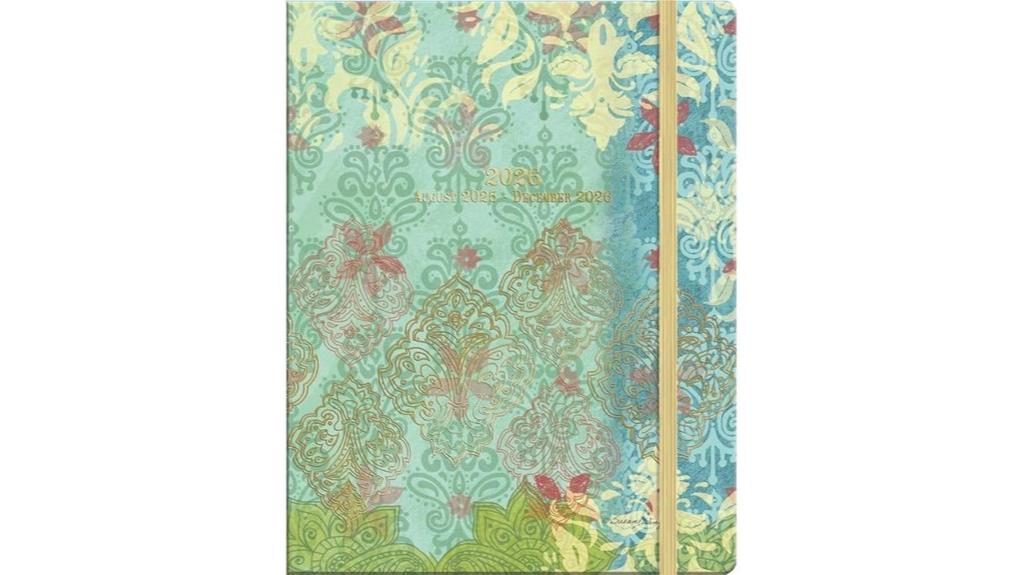 bohemian monthly planner 2026