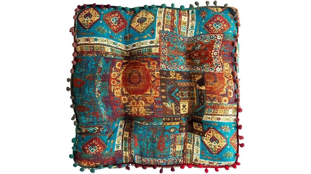 bohemian pattern seat cushions