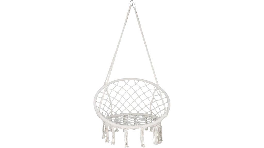 bohemian round hammock swing