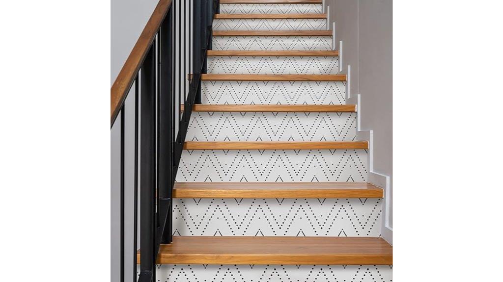 bohemian stair decal set