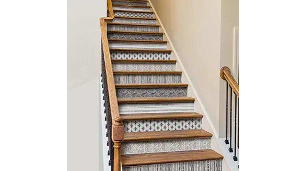 bohemian stair riser decals