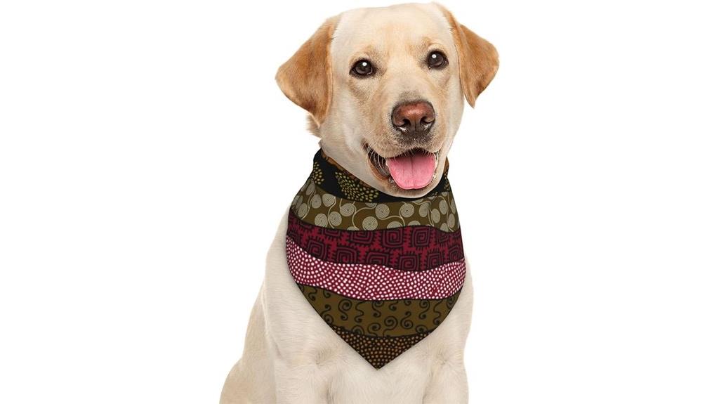 bohemian tribal dog scarf