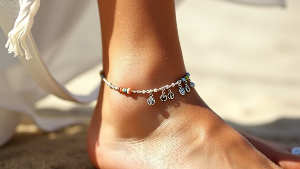 boho ankle bracelet list