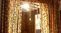 boho beaded door decor