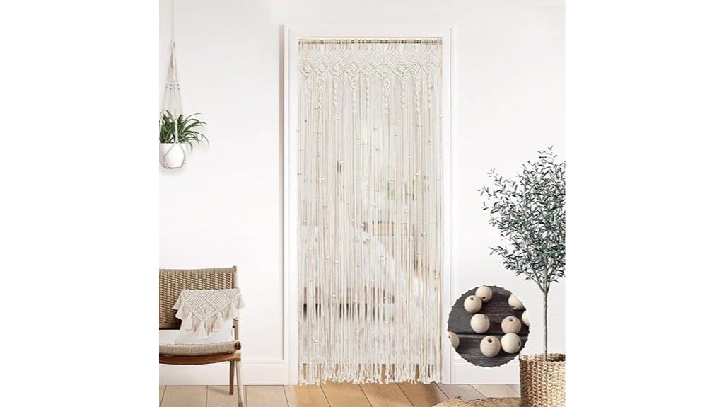 boho beaded door divider