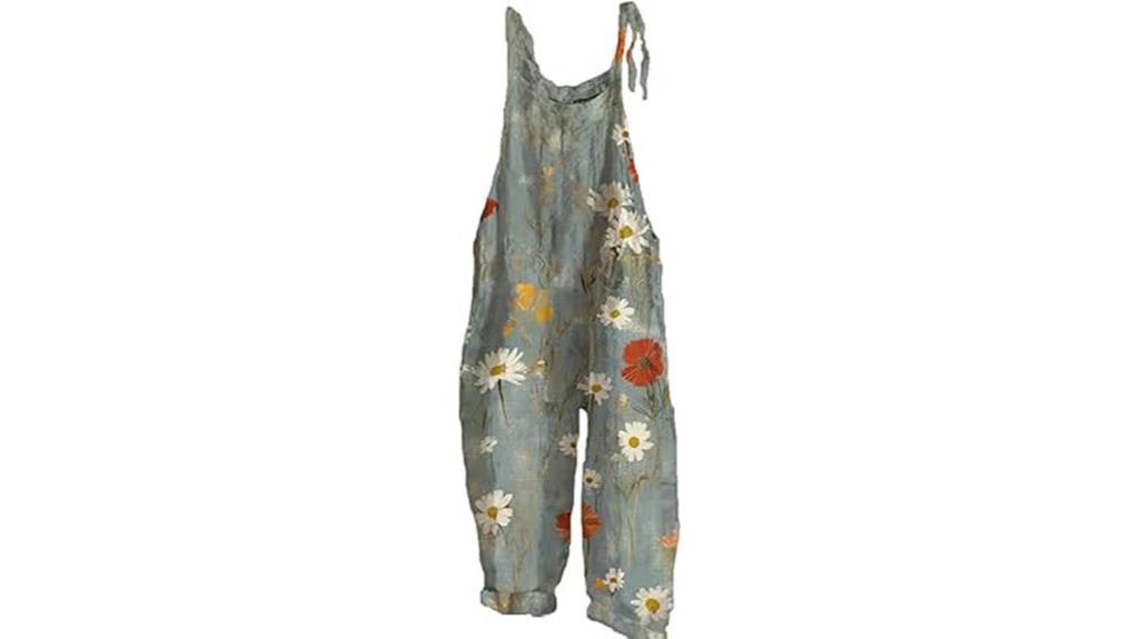 boho cotton linen jumpsuit