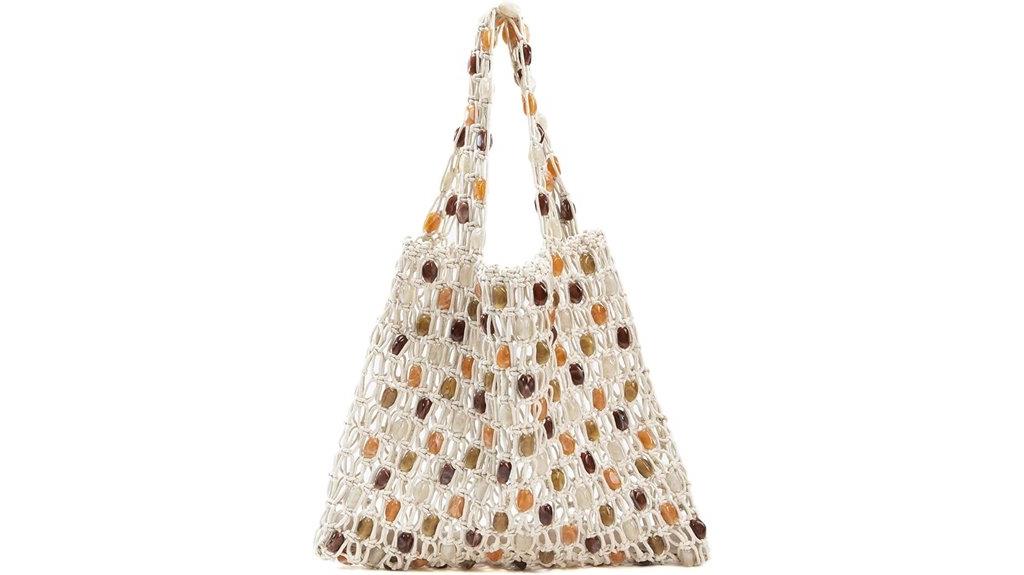 boho crochet shoulder bag