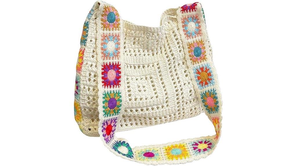 boho embroidered crossbody bag