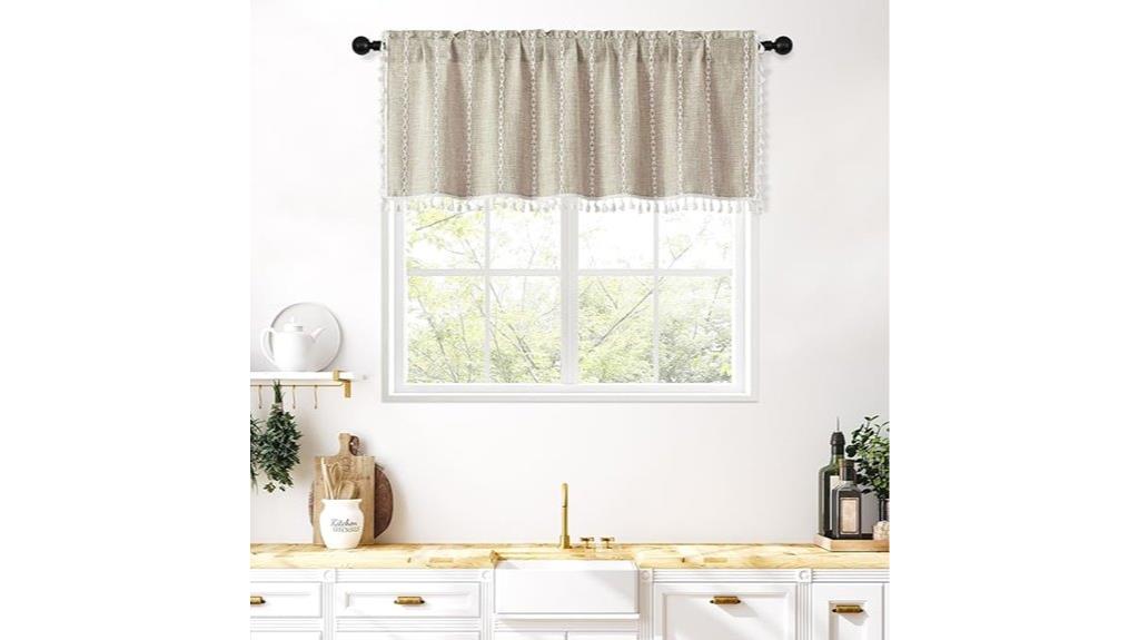 boho farmhouse window valances