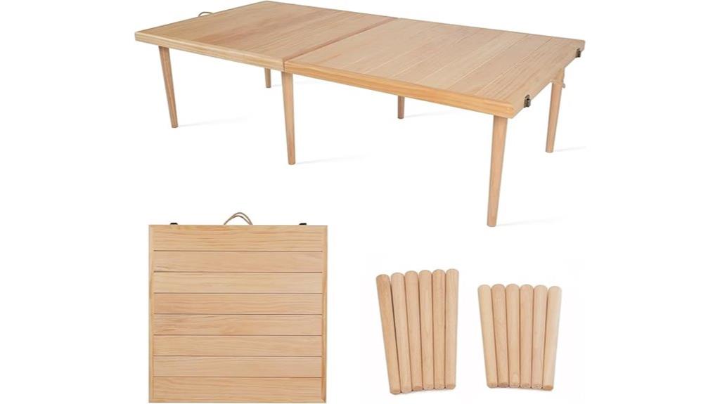 boho foldable picnic table