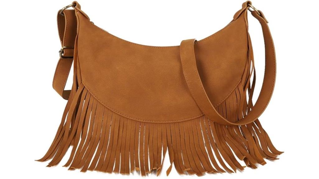 boho fringe crossbody purse