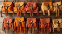 boho fringe suede purses