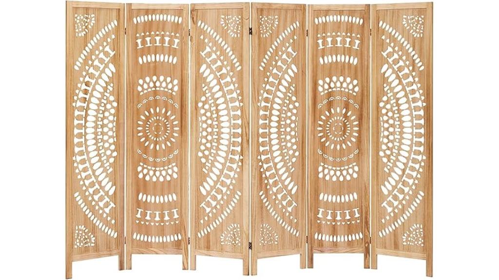 boho light brown divider