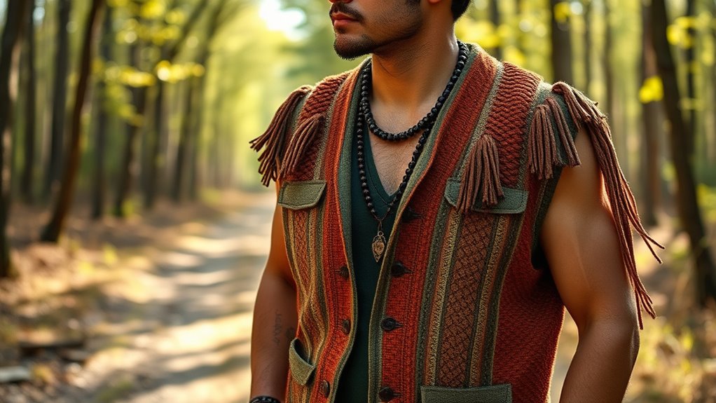 boho men s vest trends