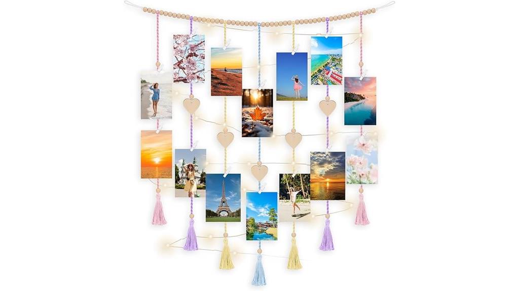 boho photo fairy lights
