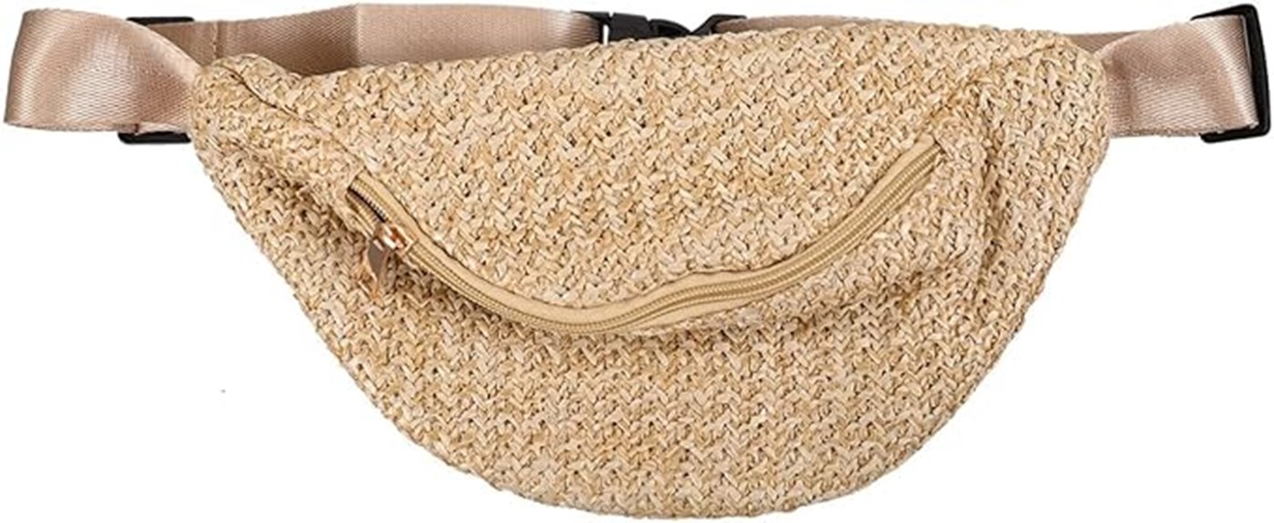 boho straw crossbody bag