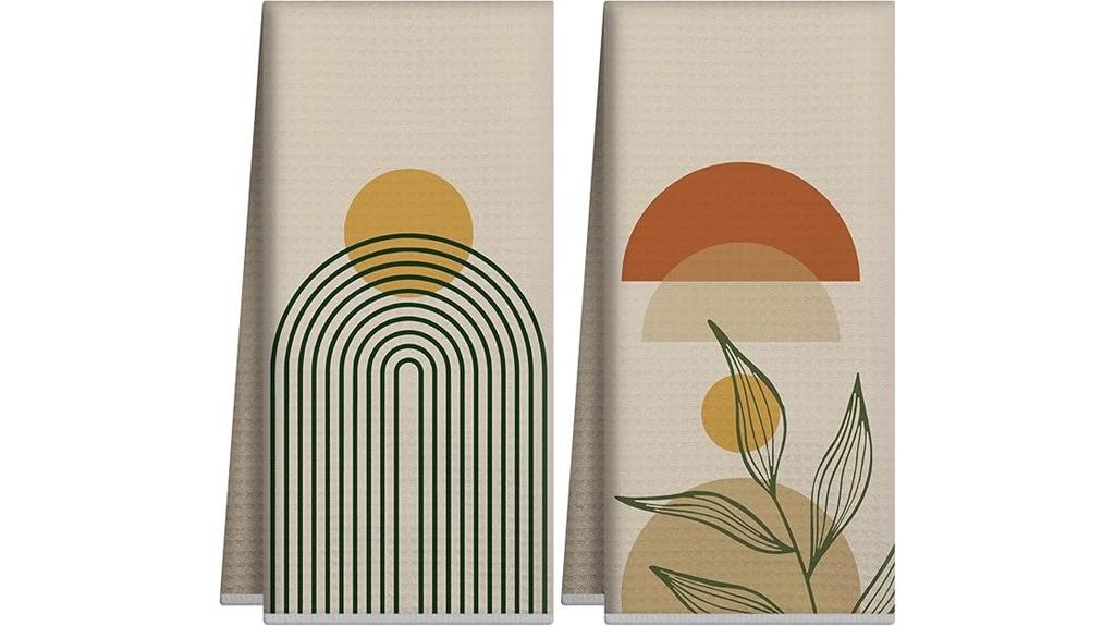 boho style kitchen towels