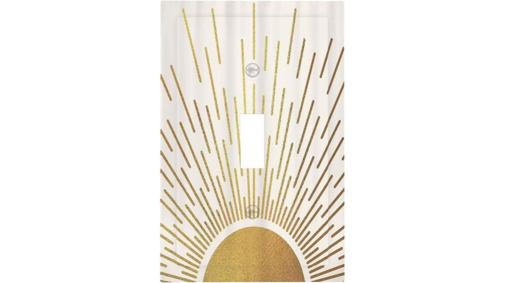 boho sun wall switch cover