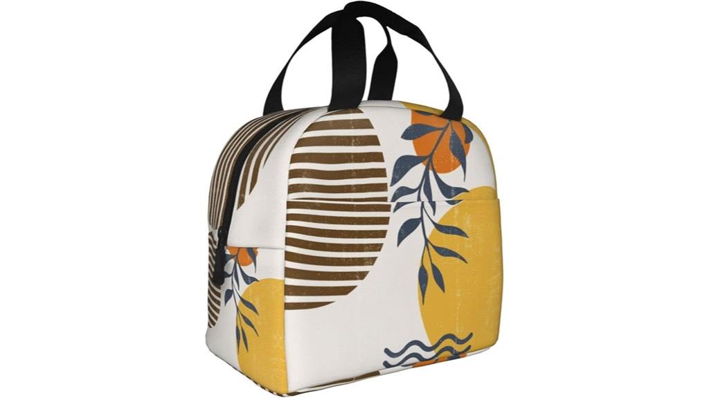 boho sunset lunch bag
