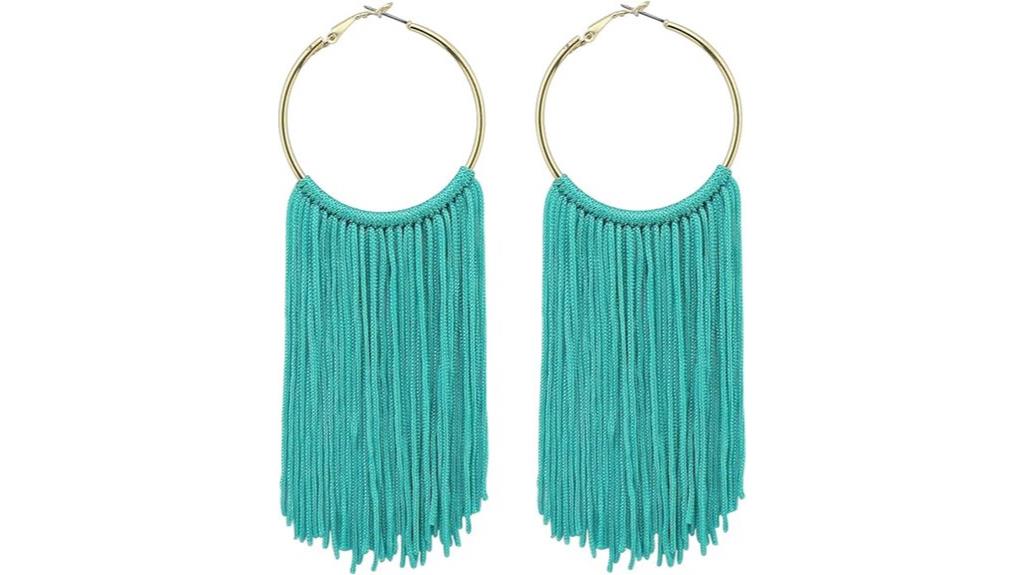 boho tassel earrings