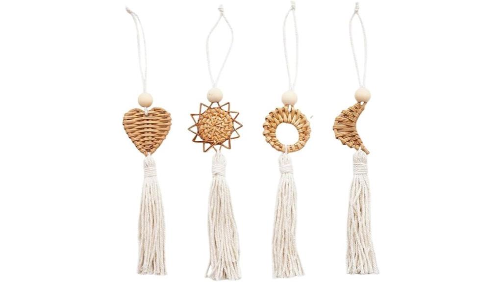 boho tassel hanging decor