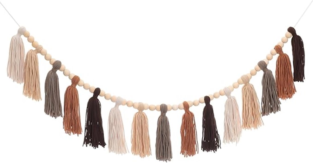boho tassel party decor