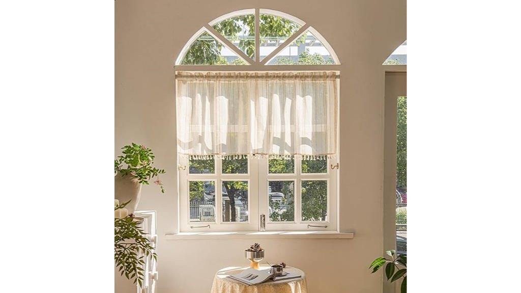 boho textured valance