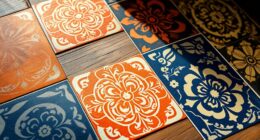 boho tile stencil ideas