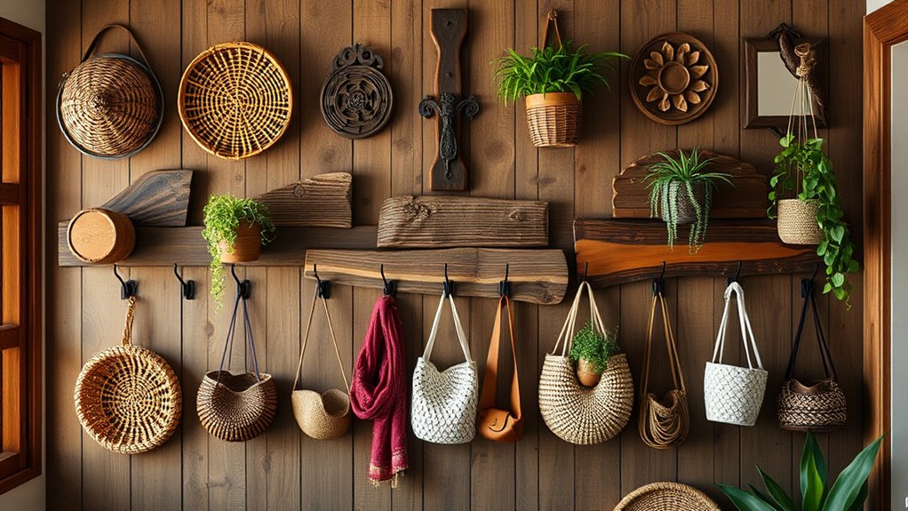 boho wall coat racks