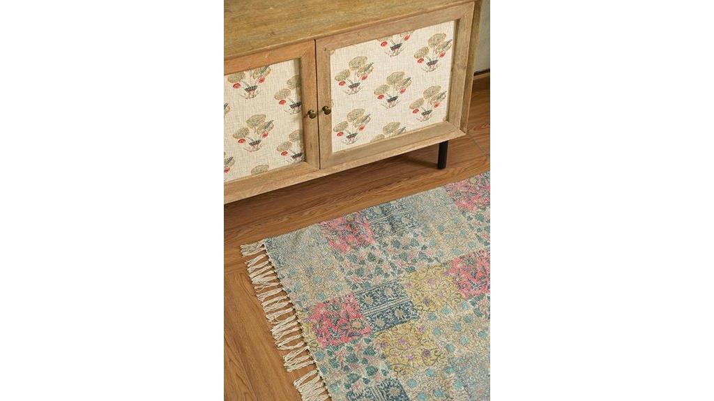 boho washable living room