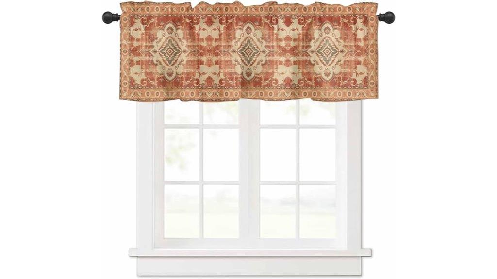 boho window valance