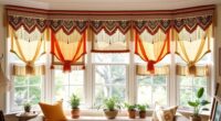 boho window valance ideas