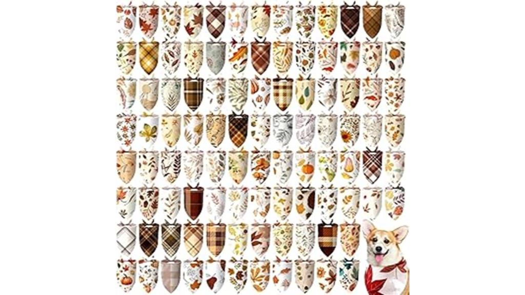 bulk dog bandanas pack