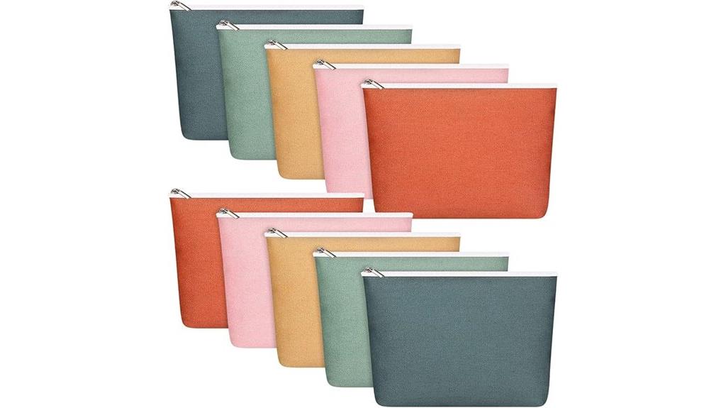 bulk reginary canvas makeup bags