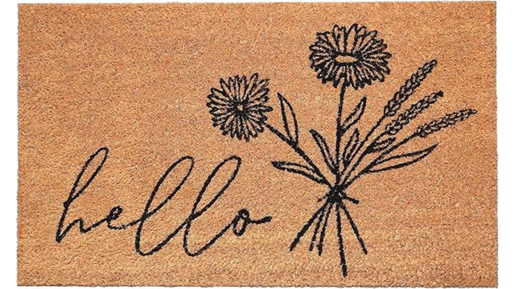 calloway mills wildflower doormat