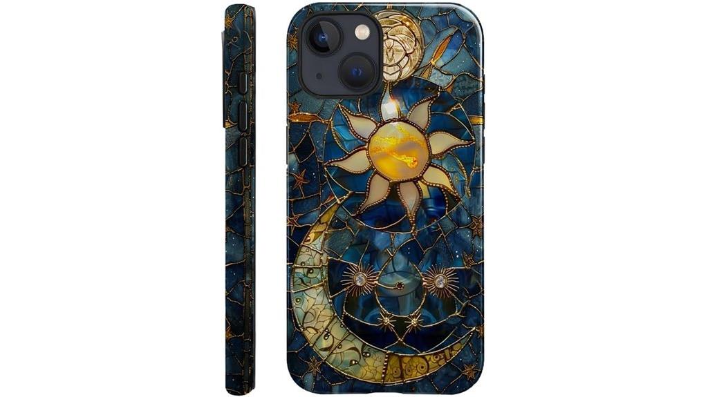 celestial themed iphone 14 case