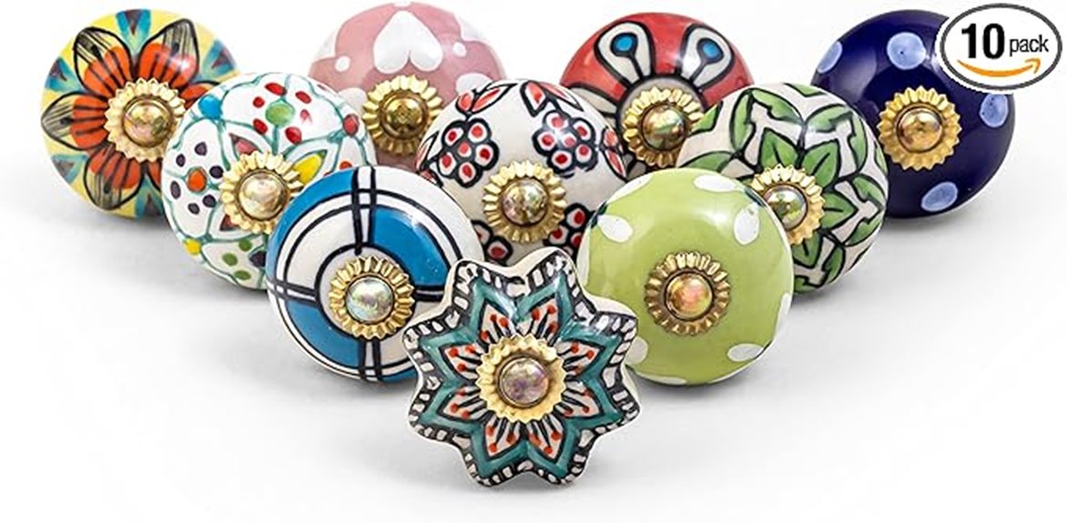 ceramic cabinet knob set