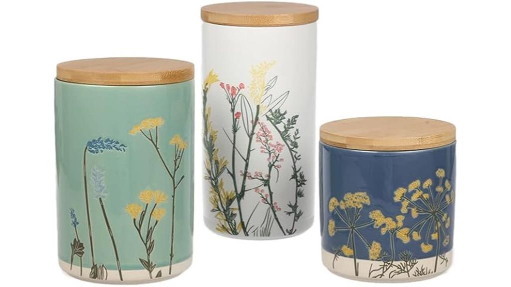 ceramic canister set