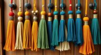 charming boho doorknob tassels