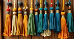 charming boho doorknob tassels