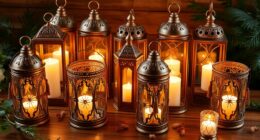 charming boho lantern candle holders
